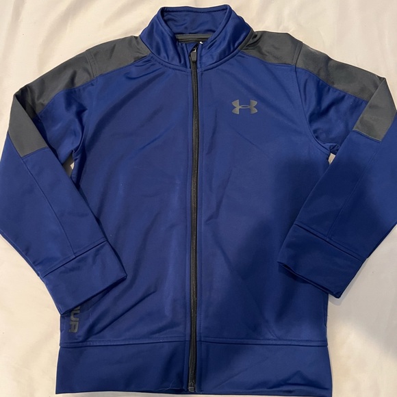 Boys Under Armour Dri-Fit Full Zip Jacket Youth Size 7 - Picture 1 of 4